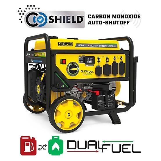 Champion 10,000W Dual-Fuel Generator